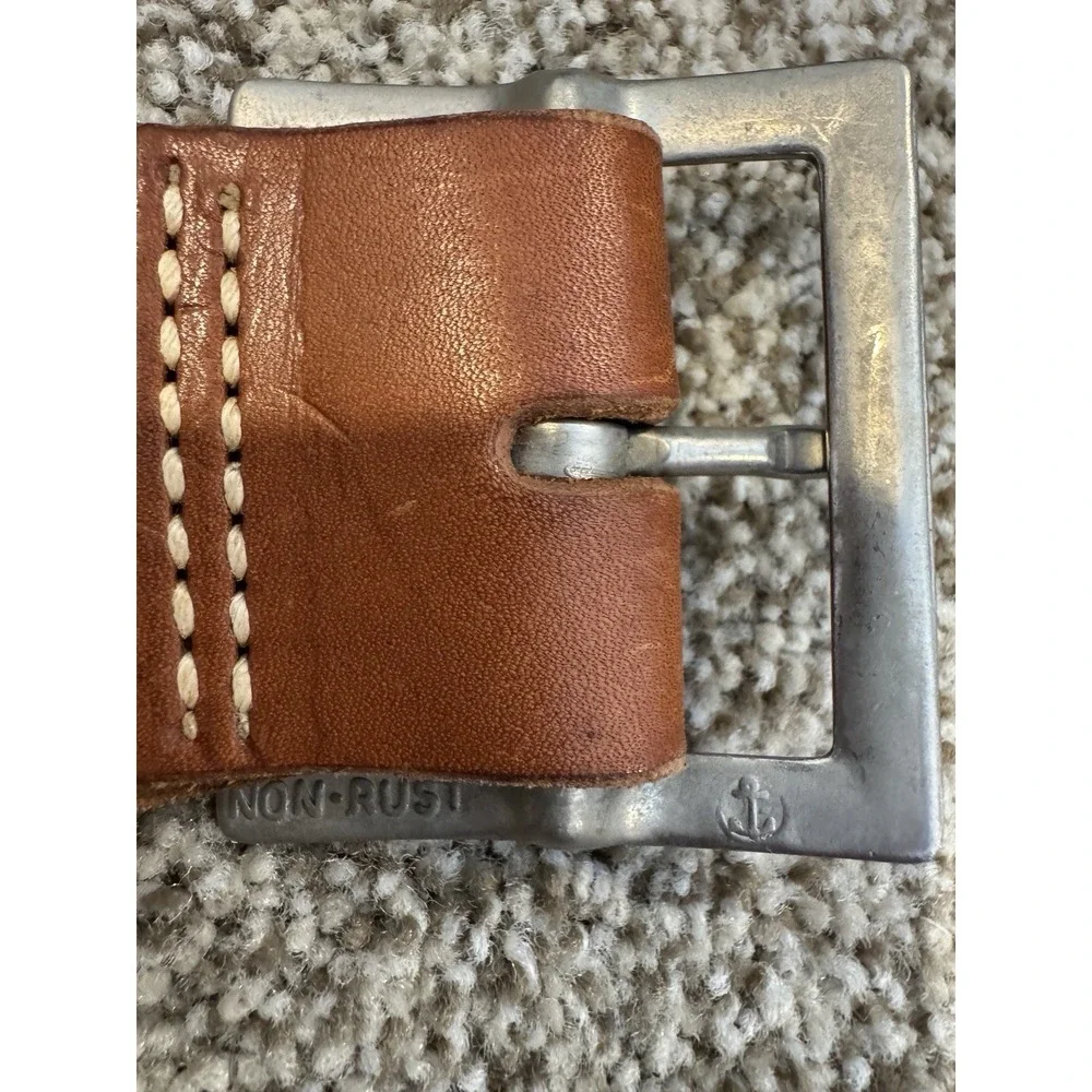 Hunter Leather  Belt  L Total Length Including Buckle Is About 47 No Cartridge